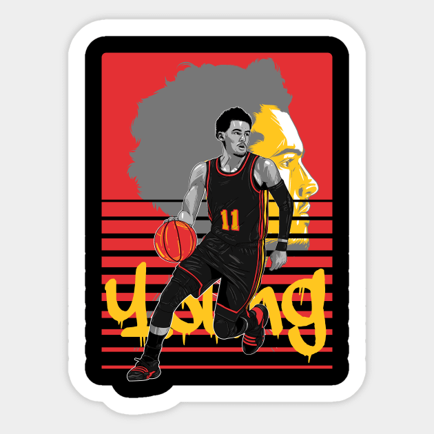 Trae Young Sticker by lazartemarjun